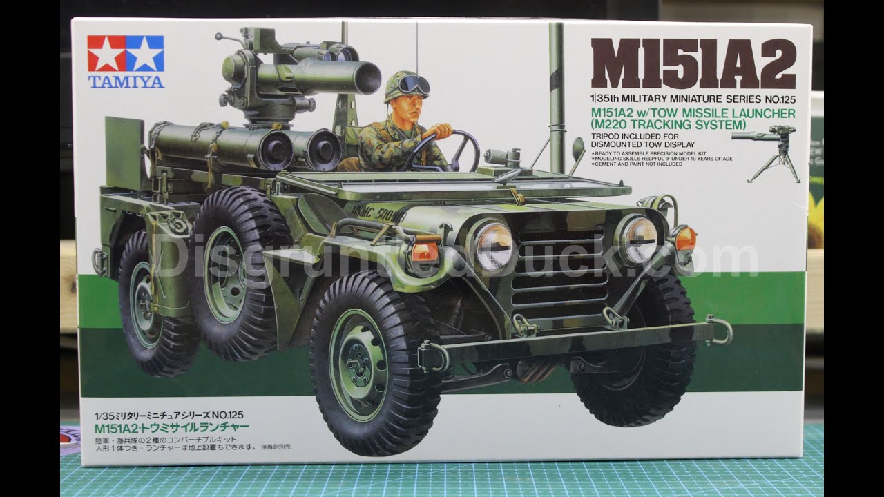 Tamiya 151A2 Tow Missle Carrier U.S. Marines Part 1