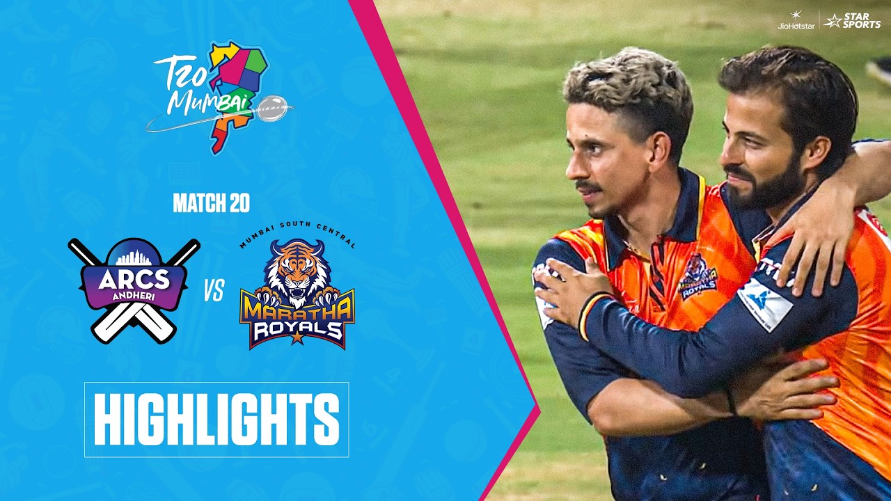 MSC Maratha Royals beat ARCS Andheri by 5 wickets | Highlights | #T20MumbaiLeague