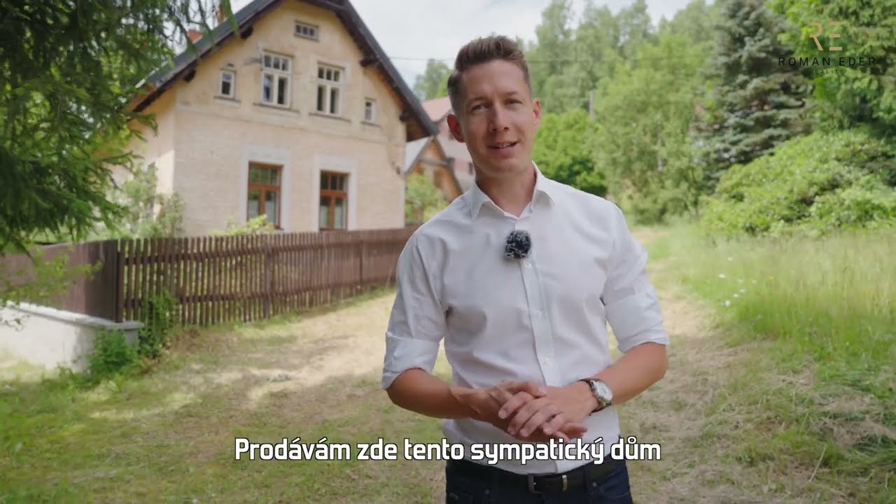 Prodej domu v Josefově Dole - videoproohlídka realitního makléře Romana Edera