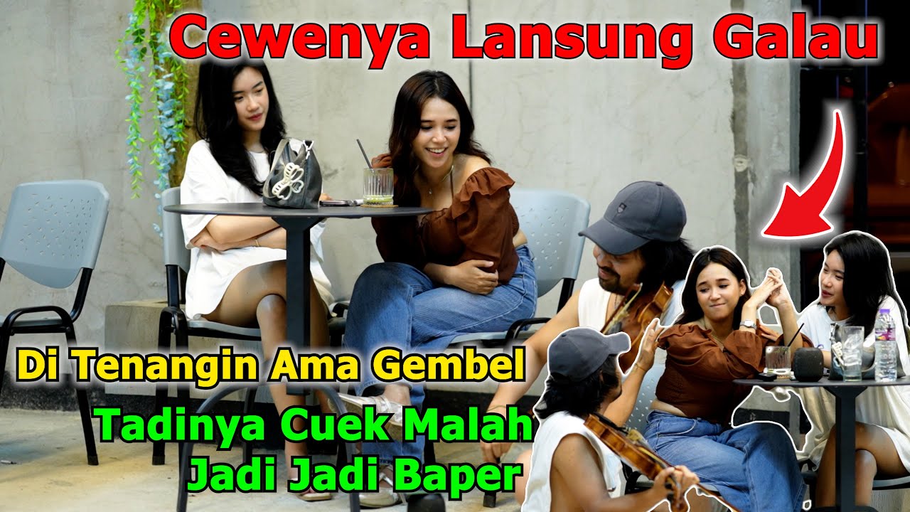 Cewenya Langsung Galau Di Tenangin Ama Gembel Tadinya Cuek MalahJadi Jadi Baper