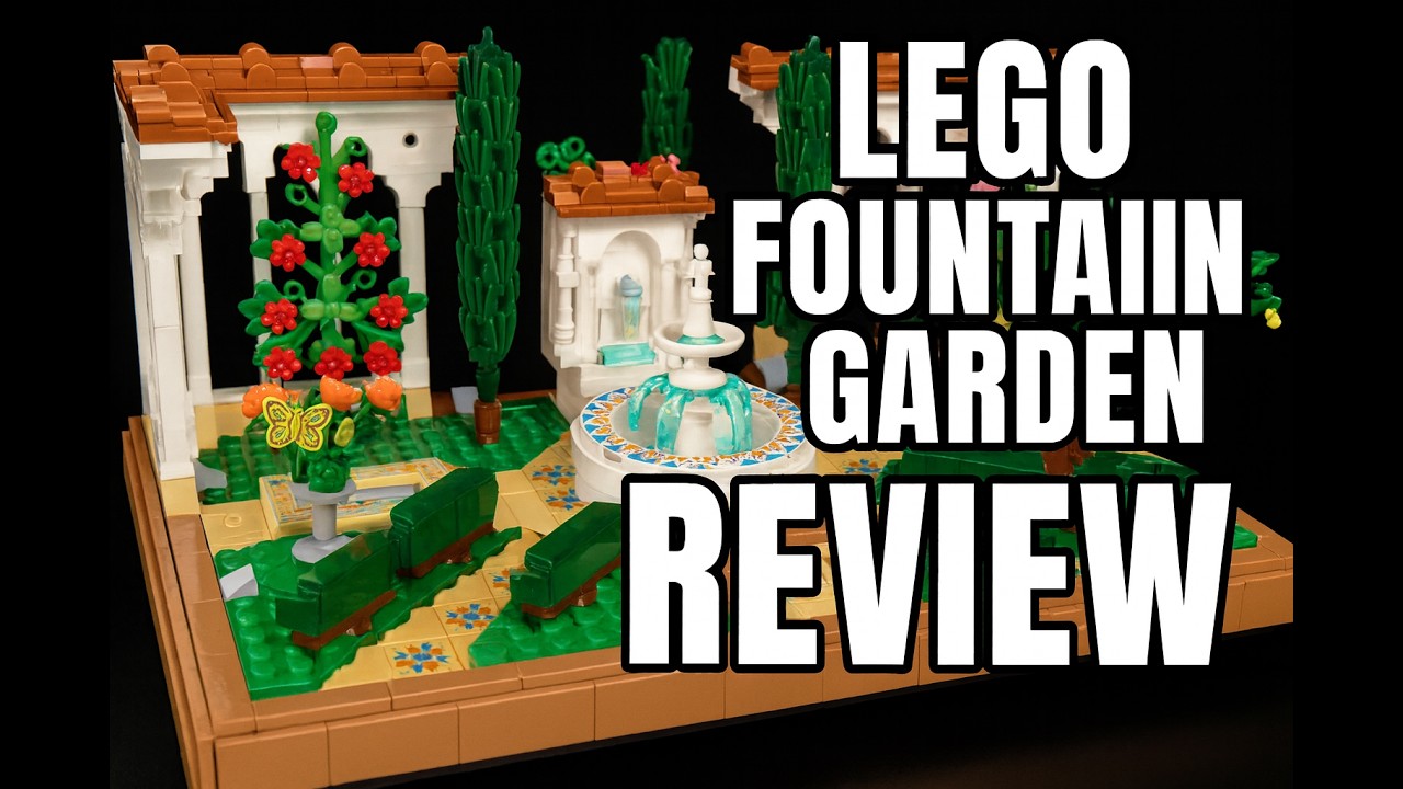 Lego Fountain Garden | Review