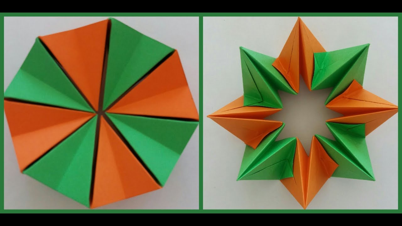 COMO FAZER O CÍRCULO MÁGICO - ORIGAMI