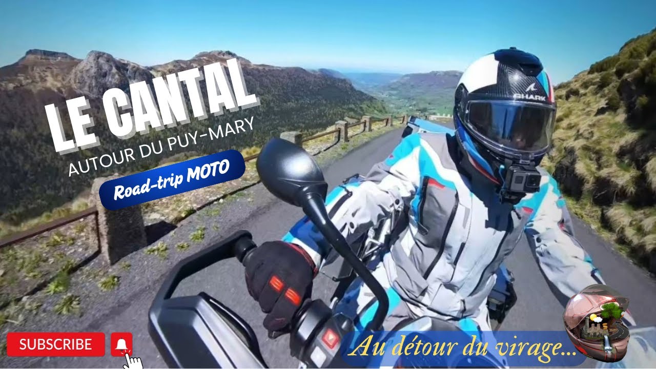 Road-trip moto dans le Cantal