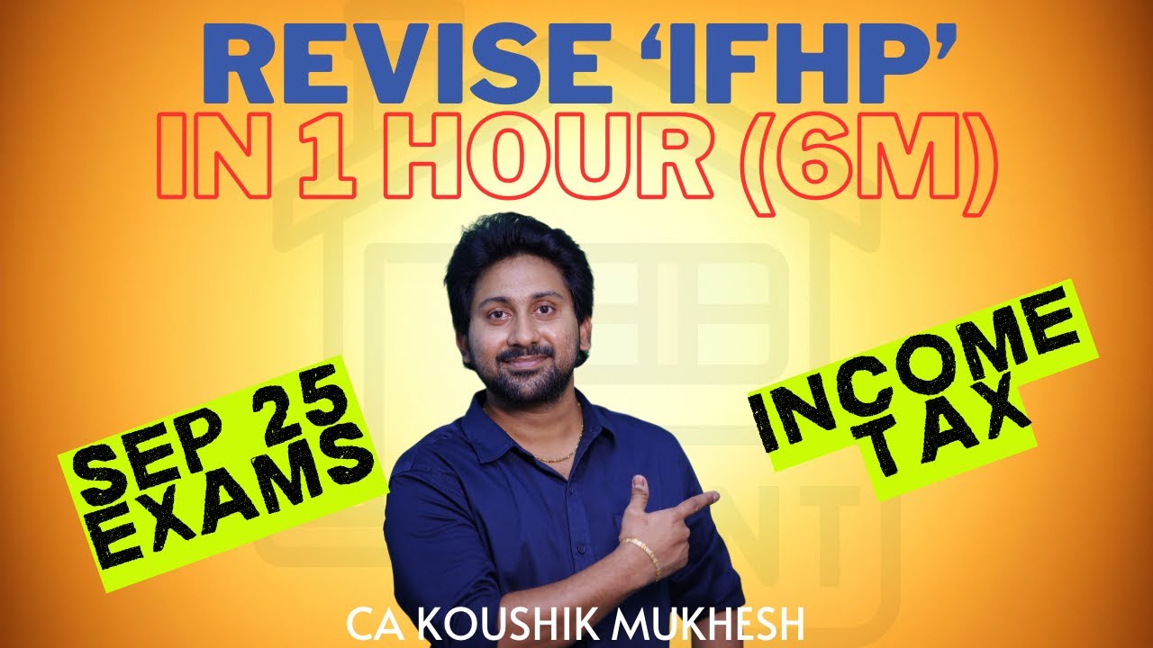 'EXPRESS REVISION' OF INCOME FROM HOUSE PROPERTY - SEP 25 CA INTER EXAMS