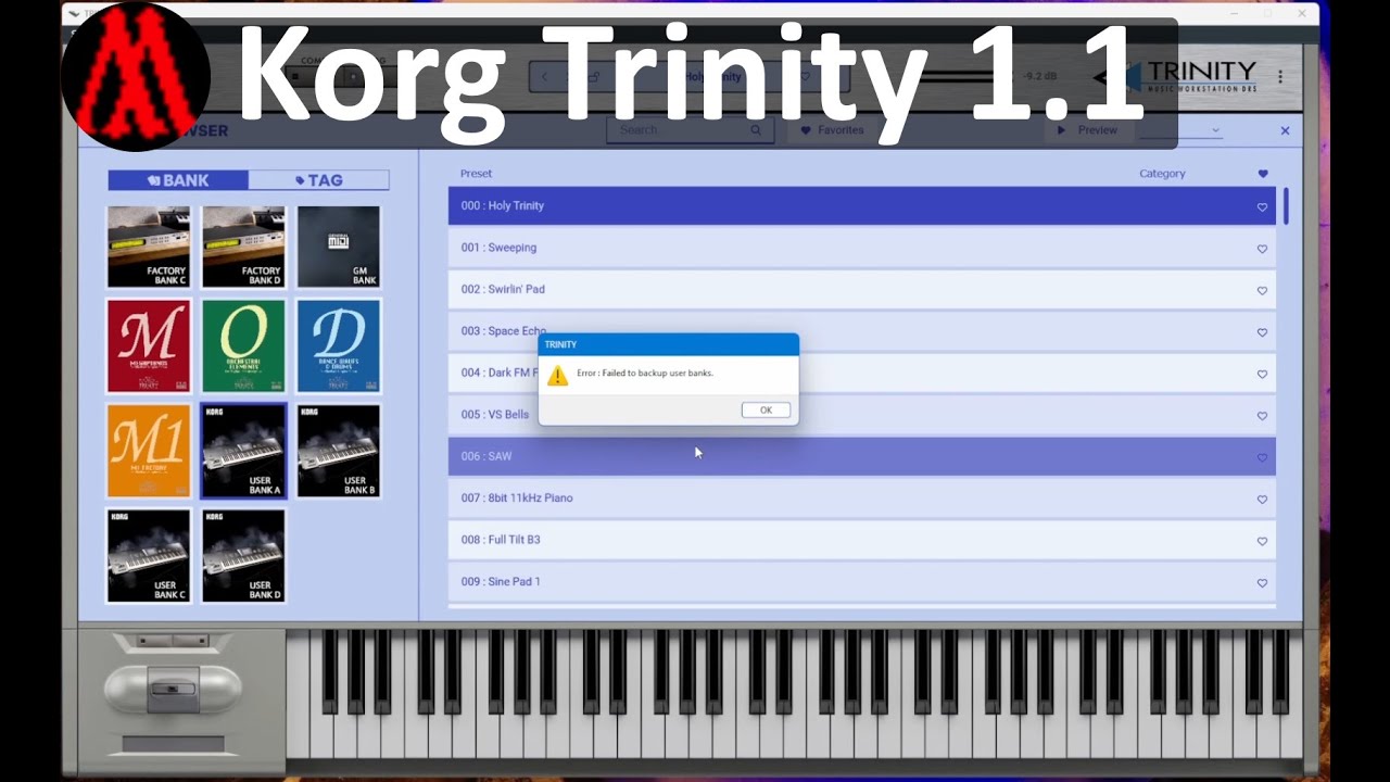 Korg Trinity Plugin 1.1 - did it improve?