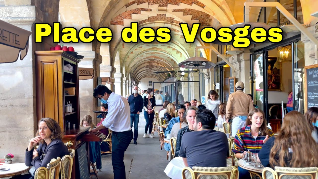 🇫🇷 Walking tour in Paris Place des Vosges 🚶