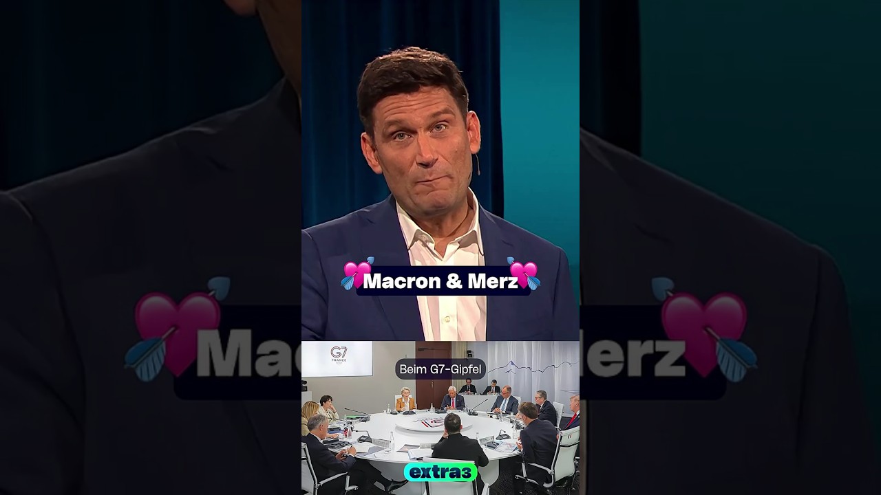 ❤️ Macron & Merz ❤️#Shorts #extra3