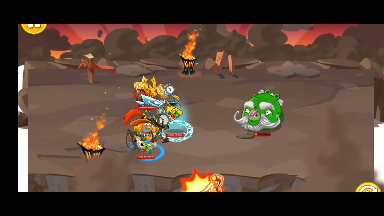 How to beat the old man boss in Angry Birds Epic Impaired mod