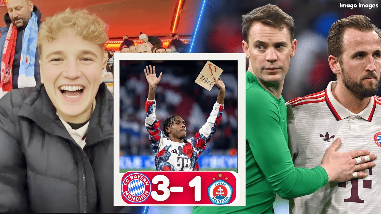 😬 Wir müssen in die PLAYOFFS! 💔 Letztes Spiel von Tel? Bayern vs Bratislava (3:1) Stadionvlog 🏟️🔥