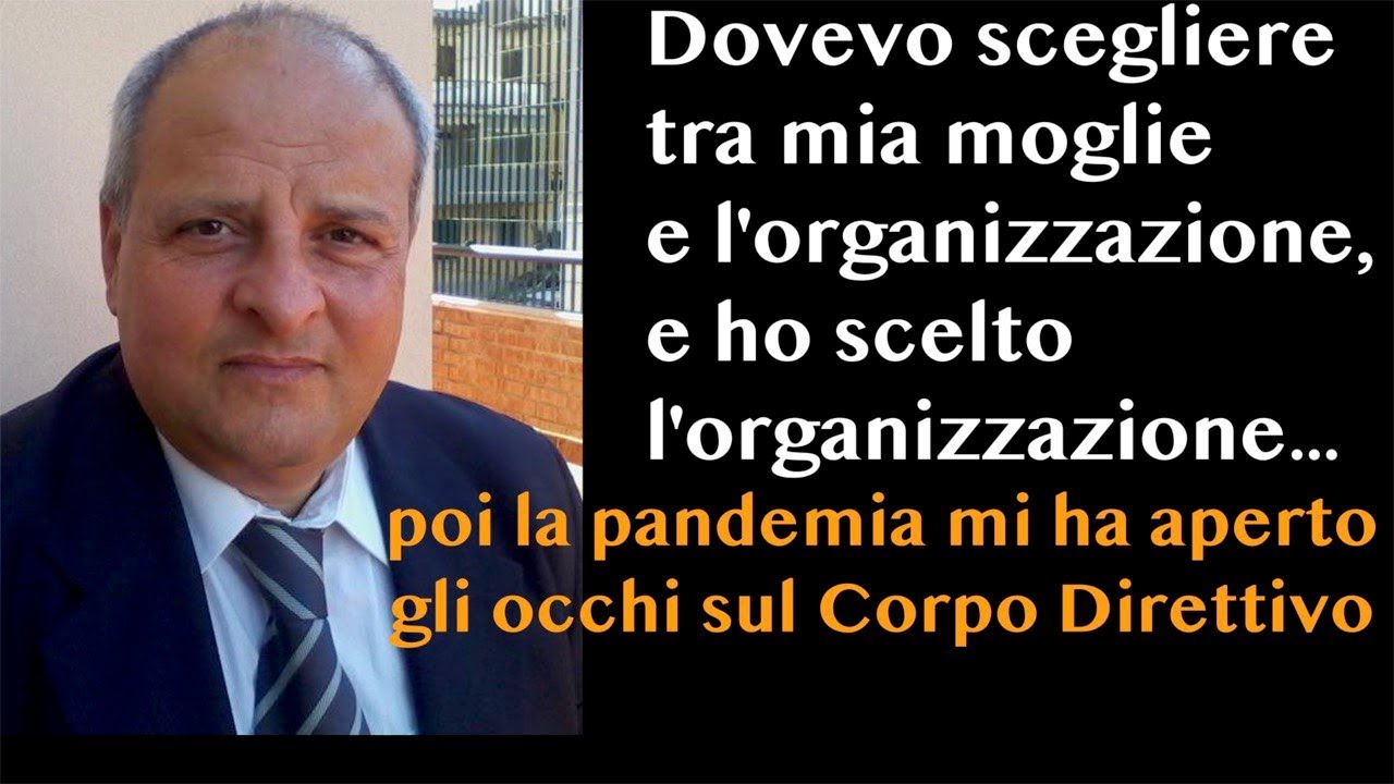 (133) Dovevo scegliere tra mia moglie e l'org., e ho scelto l'org., poi la pandemia mi aprì occhi...