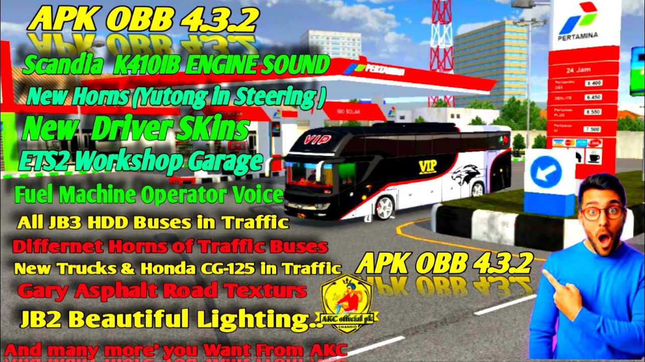 OBB+APK Version 4.3.2 || BUSSID All Maps Download APK || Pakistani OBB+APK || AKC