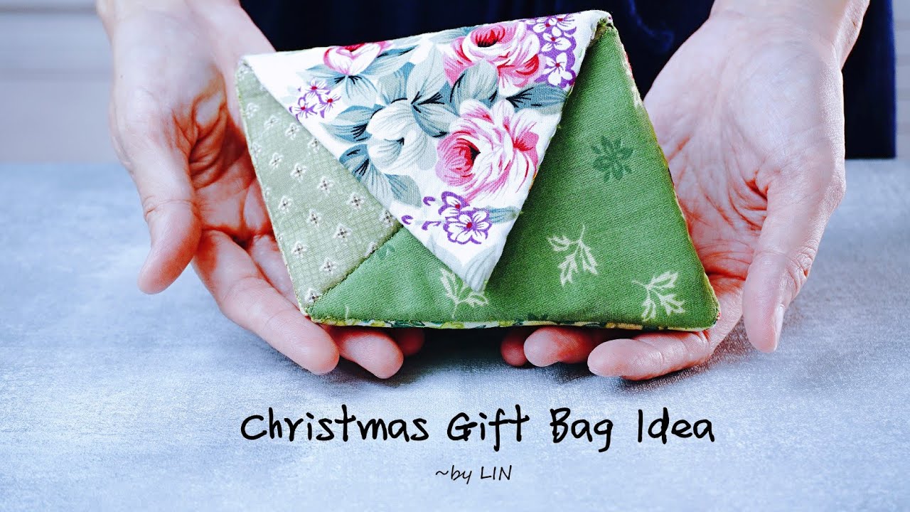 Идея рождественского подарочного пакета 🎁 Универсальный чехол для хранения 【Ручная вышивка】