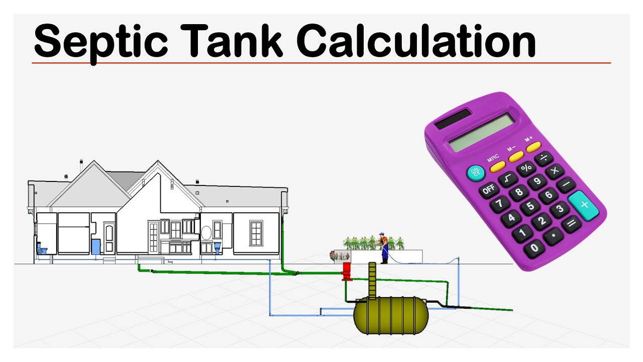 How To Design Septic Tank | Septic Tank Calculation | Septic Tank Design Calculation | English
