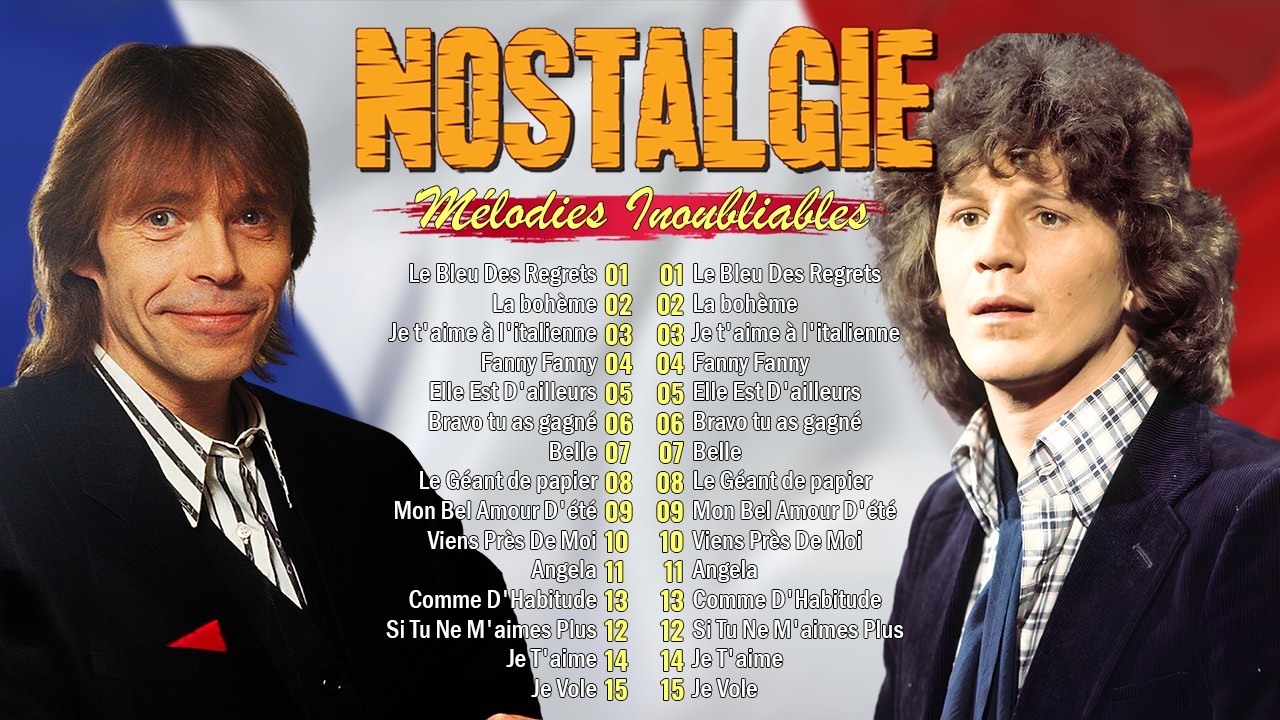 Chanson Françaises Vintage📀Gerard Lenorman, Pierre Bachelet, Charles Aznavour, Claude Barzotti