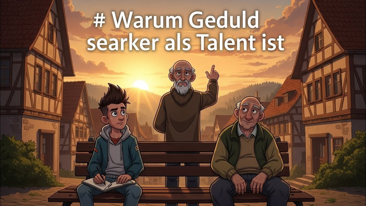 Warum Geduld stärker als Talent,  Learn German with story A2 #learngerman #deutschlernen 