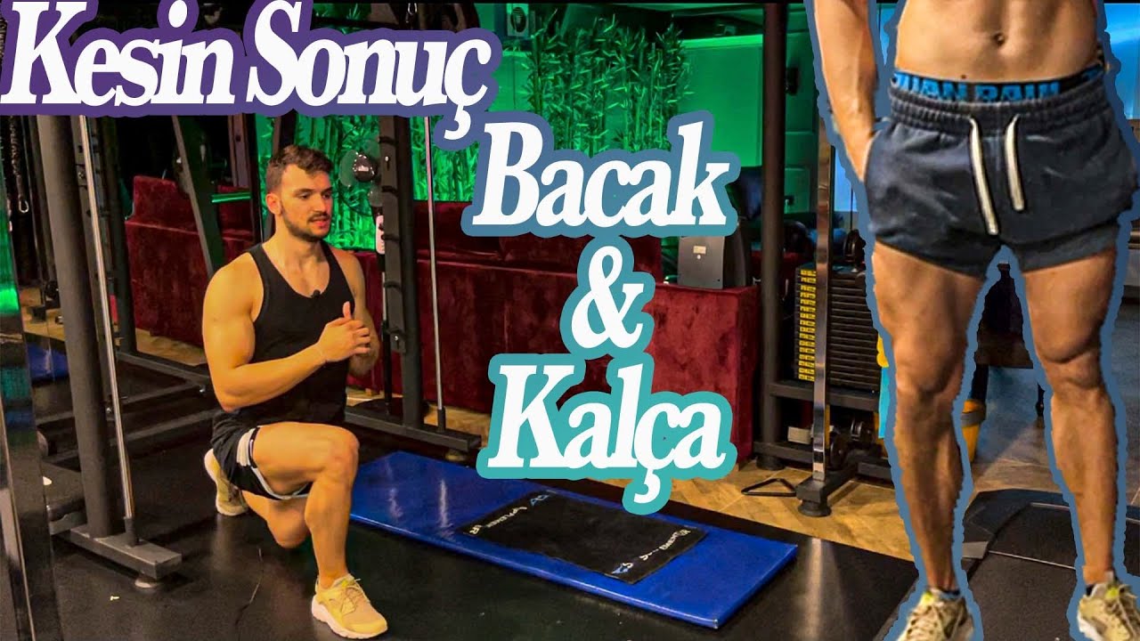 5 DAKİKADA EVDE BACAK VE KALÇA ANTRENMANI! (En ETKİLİSİ!)