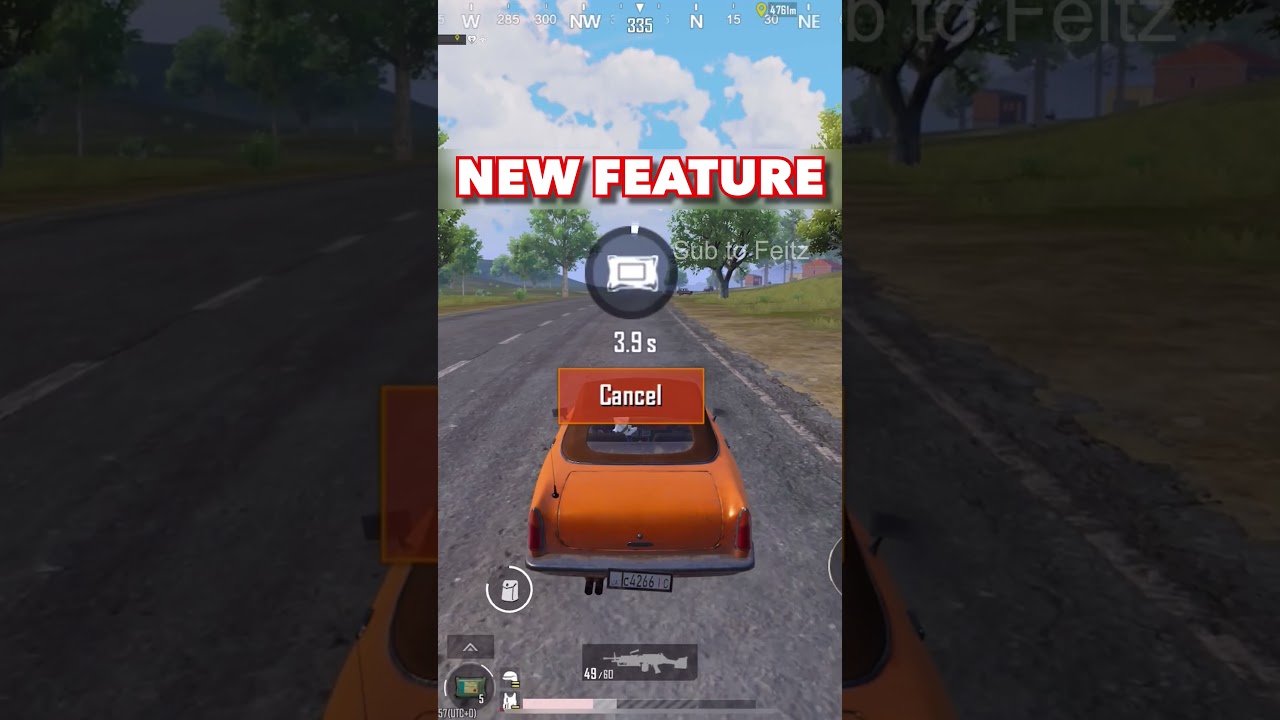 new healing while driving feature 😳