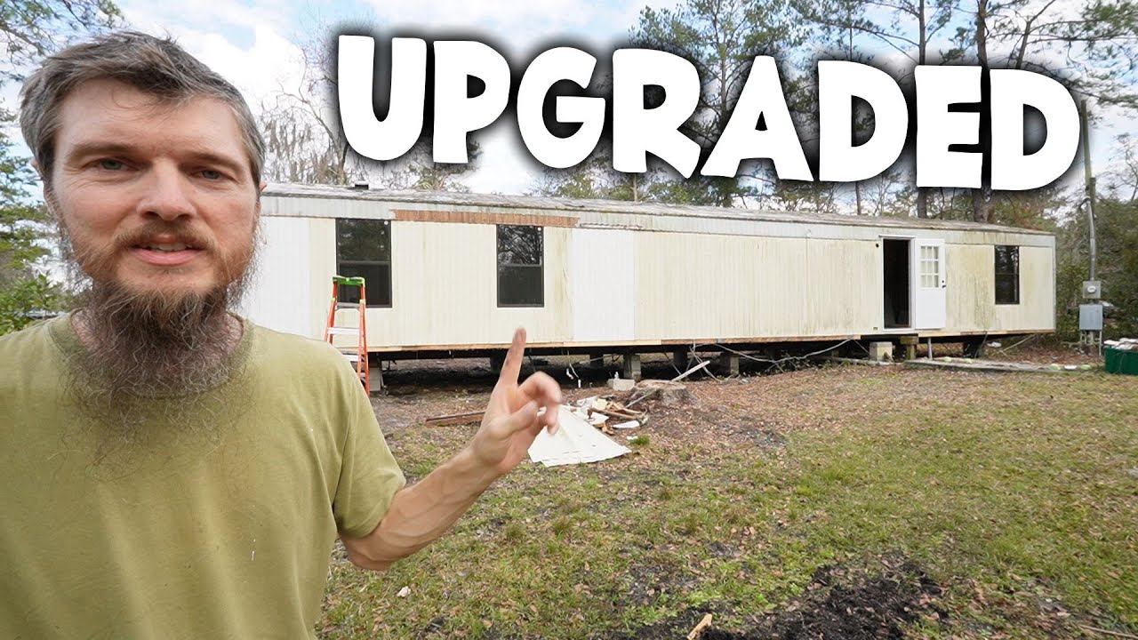 Adding Windows - Salvaged Mobile Home Rebuild