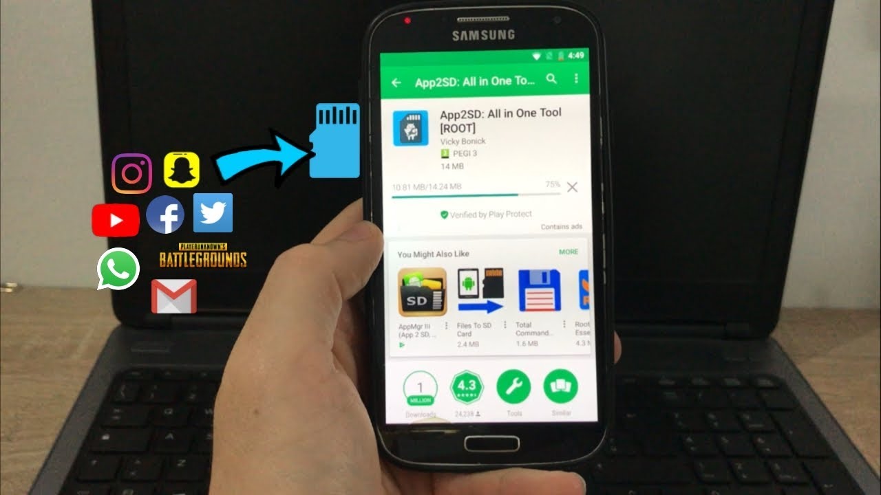 How to move Apps & Games  to SD Card on Android