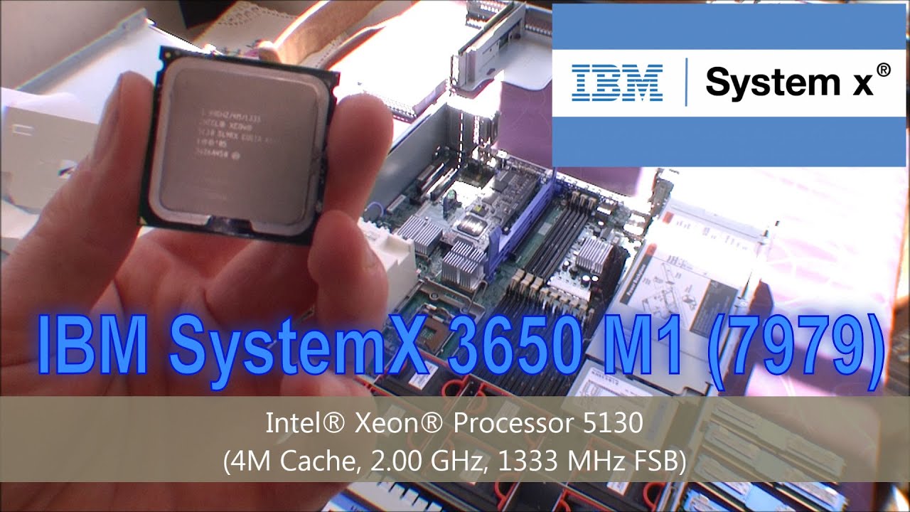 Harvesting spare parts from old IBM x3650 M1 - 187