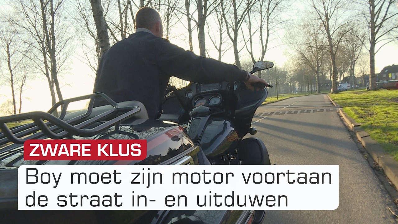 Leuk, een motor, maar niet als je moet duwen | Omroep Flevoland