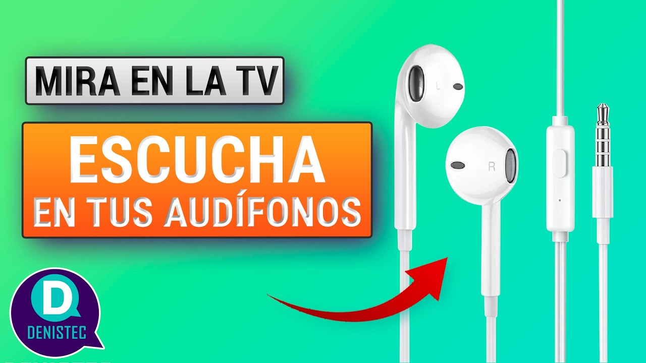 Cómo conectar audífonos de cable 3.5mm a un Smart TV ✅🎧🤔