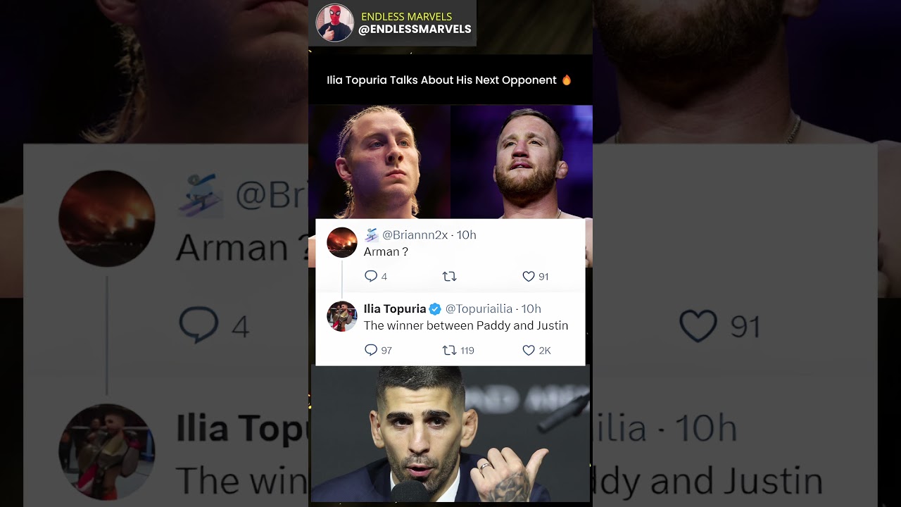 Ilia Topuria Opens Up About His Next Opponent 🔥 