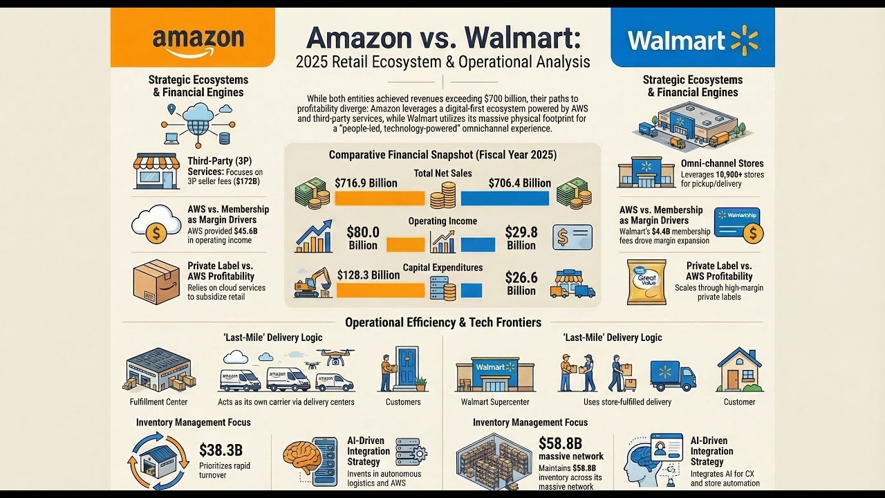 Why Amazon is a Tech Giant in Disguise & Walmart’s Secret Weapon