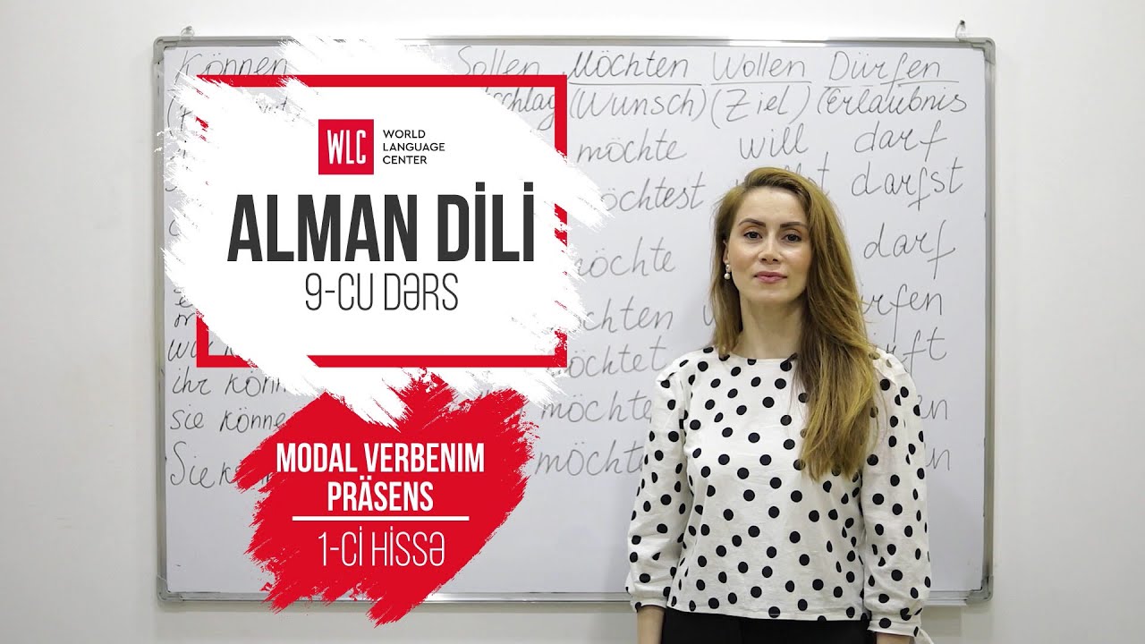 WLC Alman dili. A1.1 Dərs 9: Modal Feillər