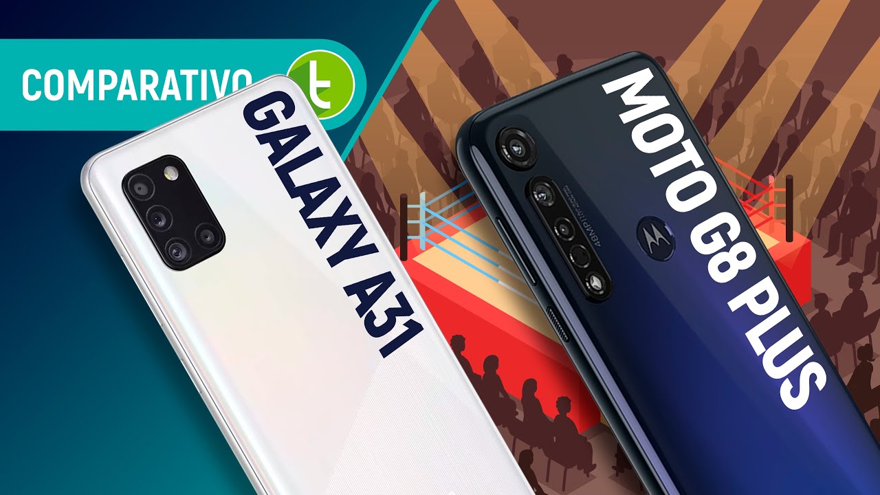 GALAXY A31 vs MOTO G8 PLUS: INTERMEDIÁRIO SAMSUNG supera RIVAL DA MOTOROLA? | Comparativo