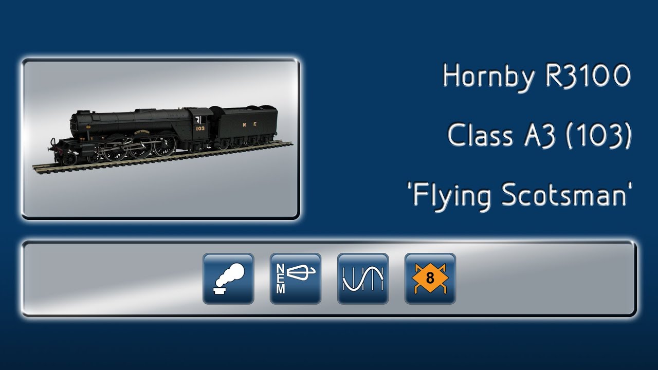 Opening the Flying Scotsman by Hornby