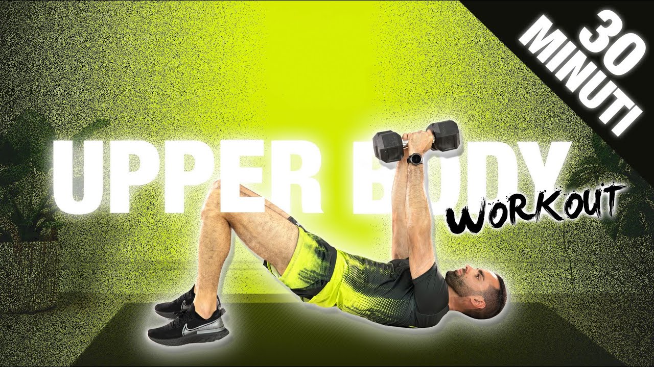 Upper Body- 30 minuti| Allenamento per la parte superiore| Betude home fitness