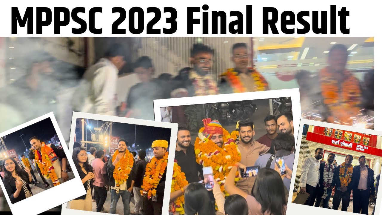 MPPSC 2023 Final Result Out | Toppers' Blast in Bhanwarkuan! MPPSC 2023 Result