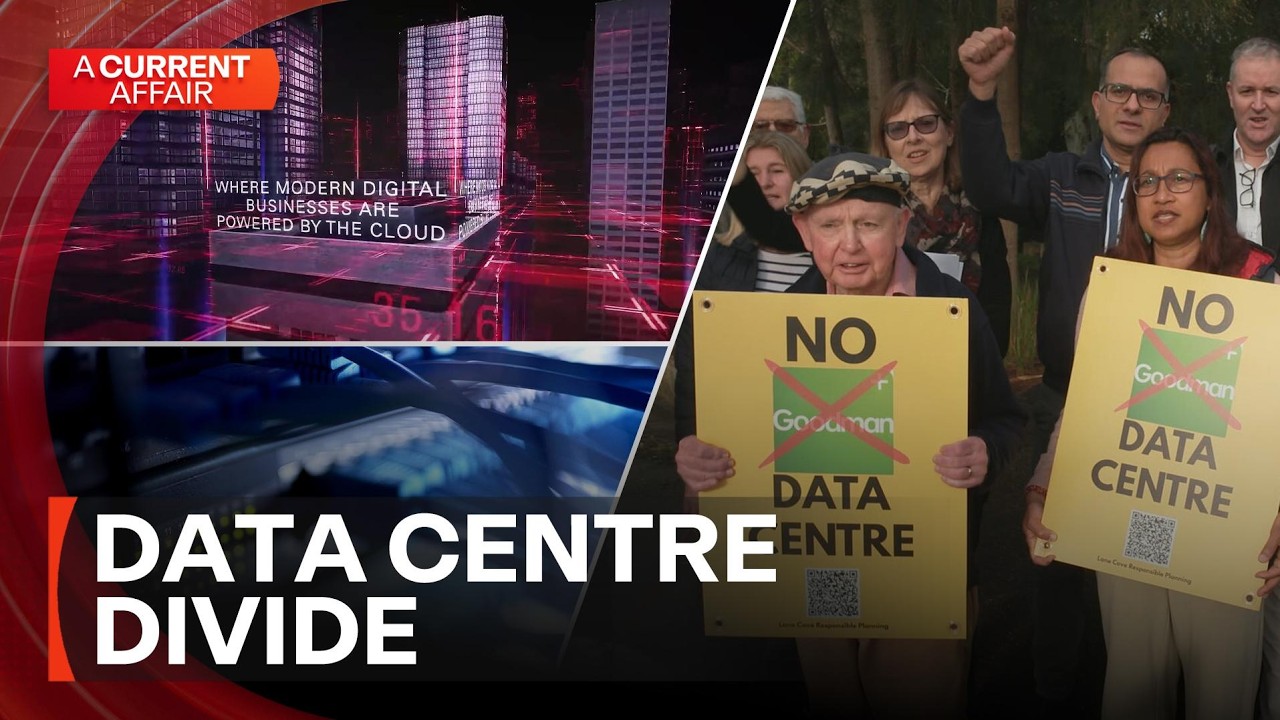 Are data centres the enemy of suburbs or the only way for a digital future? | A Current Affair
