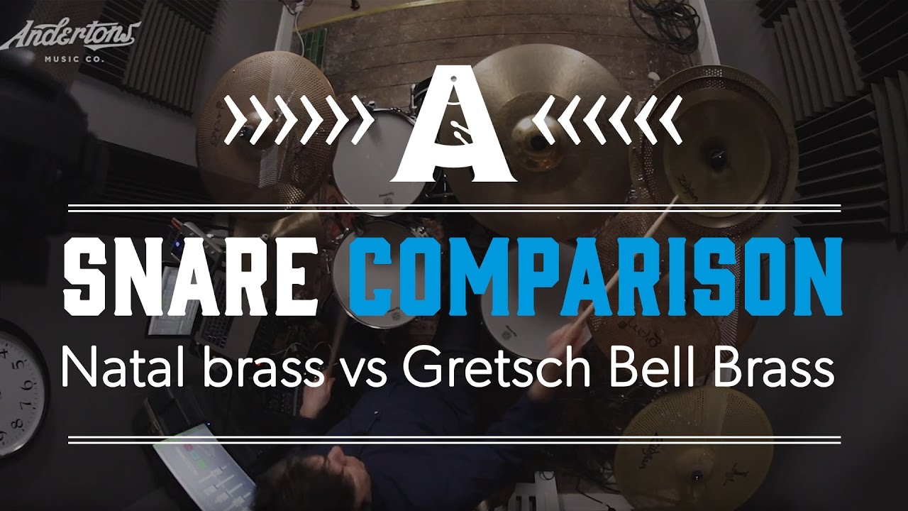 Snare Comparison - Natal brass vs Gretsch Bell Brass