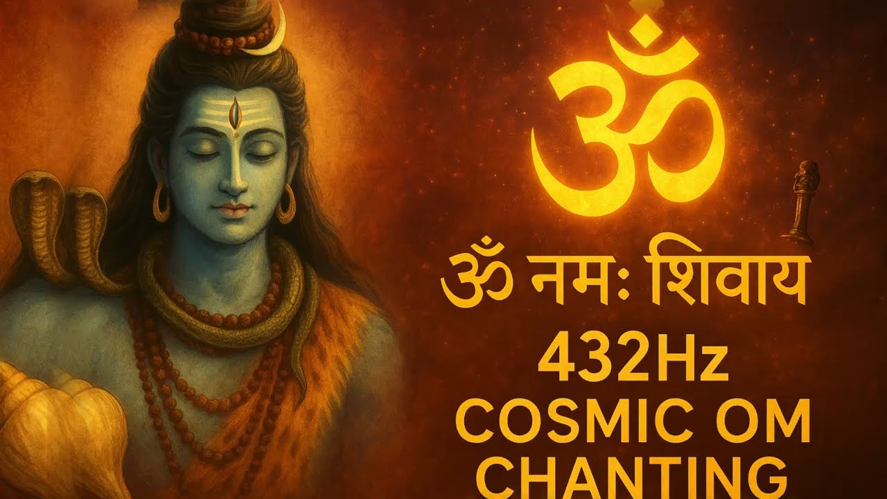 ॐ नमः शिवाय | 432Hz Cosmic OM Chanting | Ancient Spiritual Echoes & Shiva Vibration