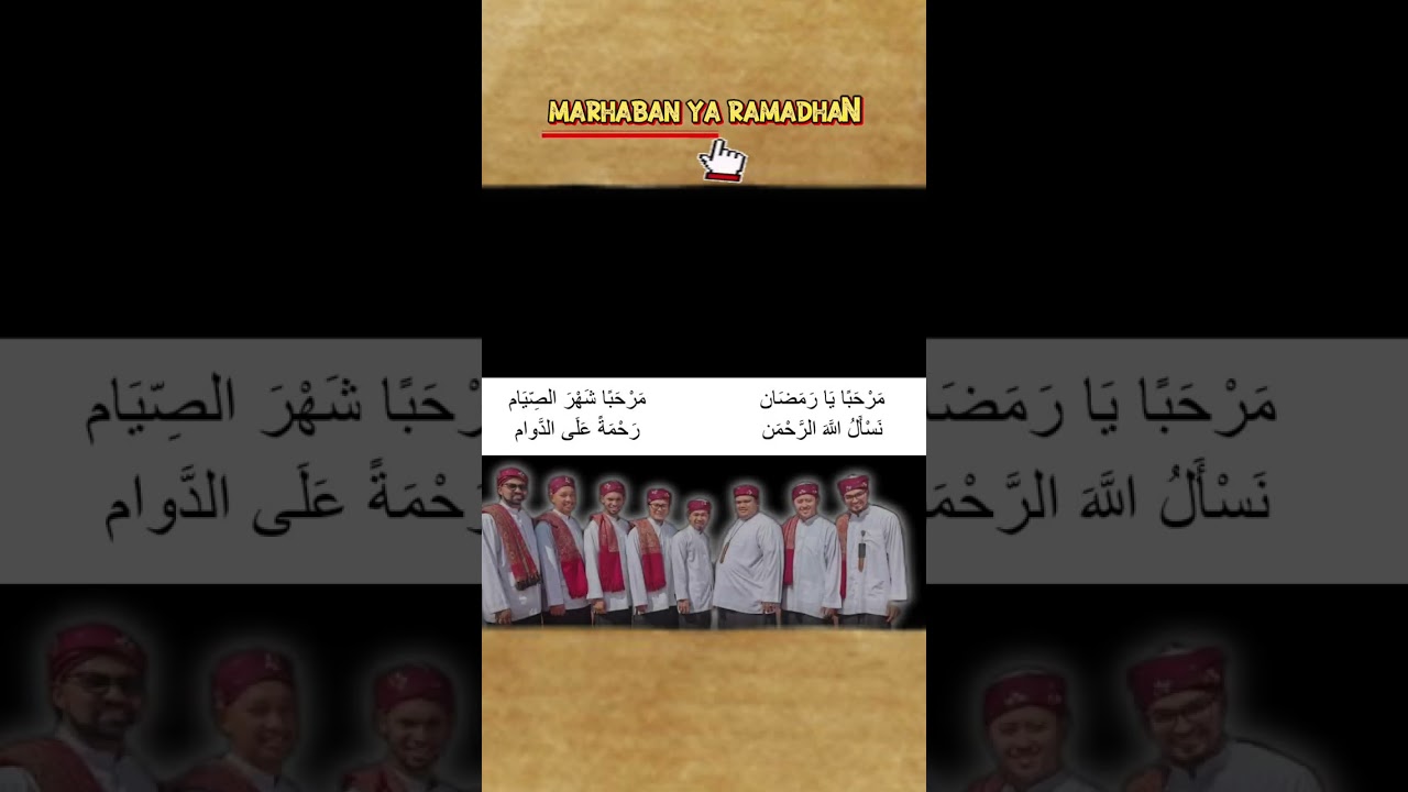 Lirik Video | Marhaban Ya Ramadhan