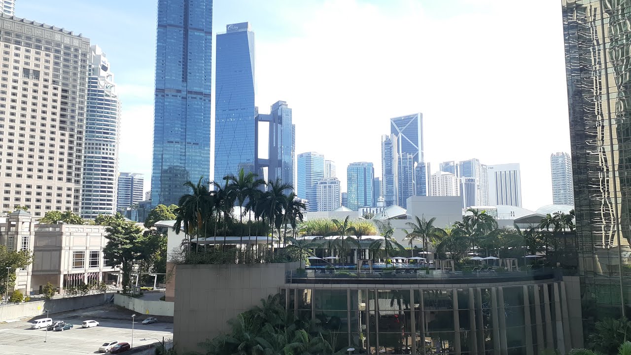 This is Kuala Lumpur City Centre Morning Hot Sun View until Evening Rain View