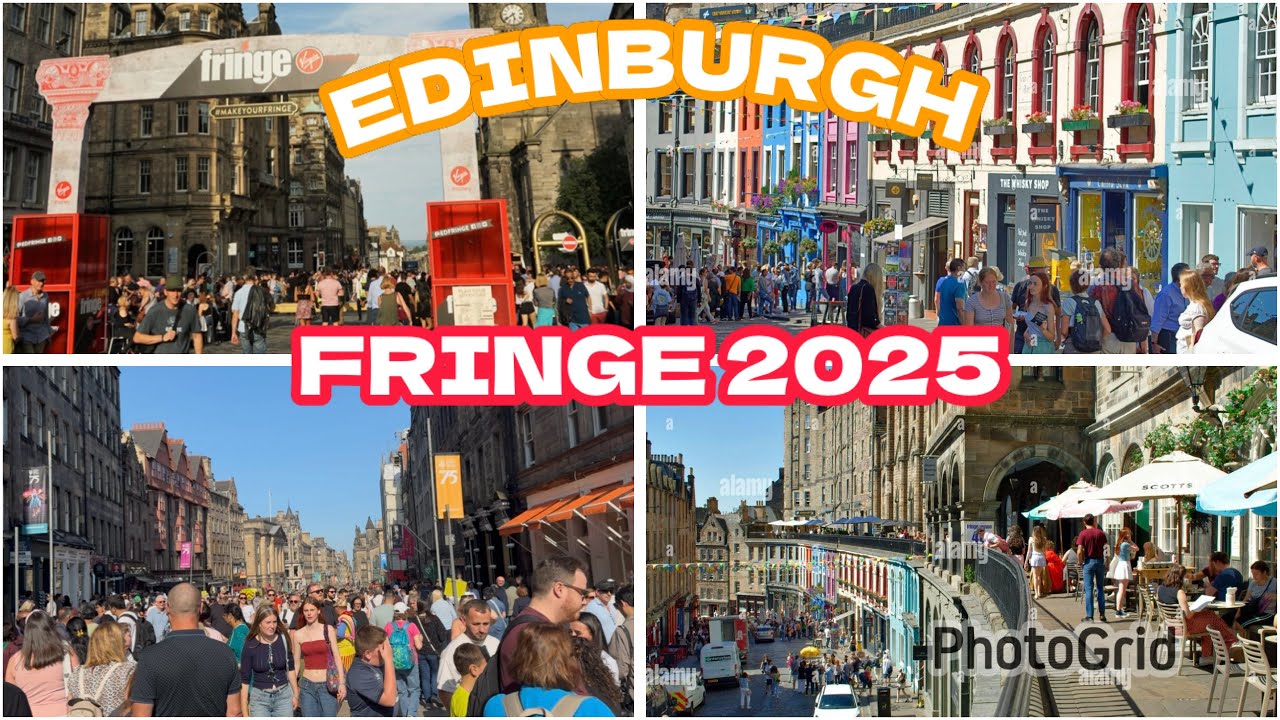 EDINBURGH INTERNATIONAL FESTIVAL FRINGE 2025 / ROYAL MILE HIGH STREET VICTORY STREET