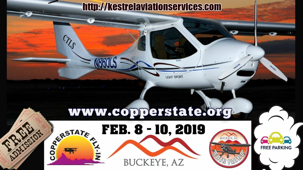 Kestrel Aviation Services, Copperstate Fly-In, Buckeye Air Fair, Buckeye Arizona