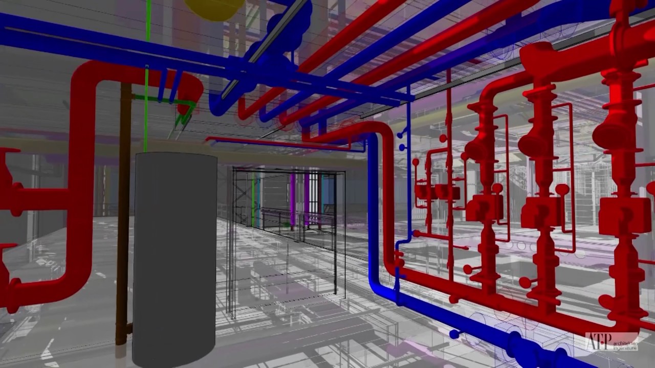 Walktrough - TGA mit BIM / Revit modelliert