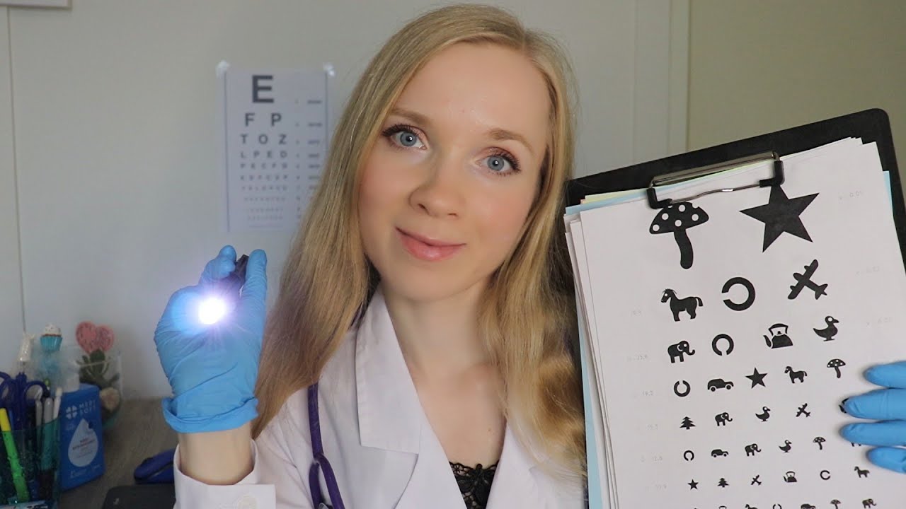 ASMR SUOMI💤 Silmälääkäri Roleplay 👀 ASMR Relaxing Eye Exam, Personal Attention, Whispering