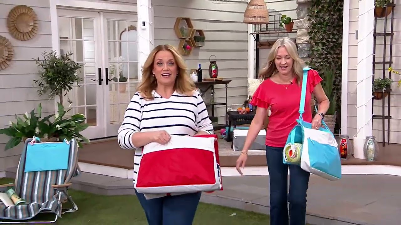 Malibu Beach Gear Multi-Purpose Tote Bag & Cooler on QVC