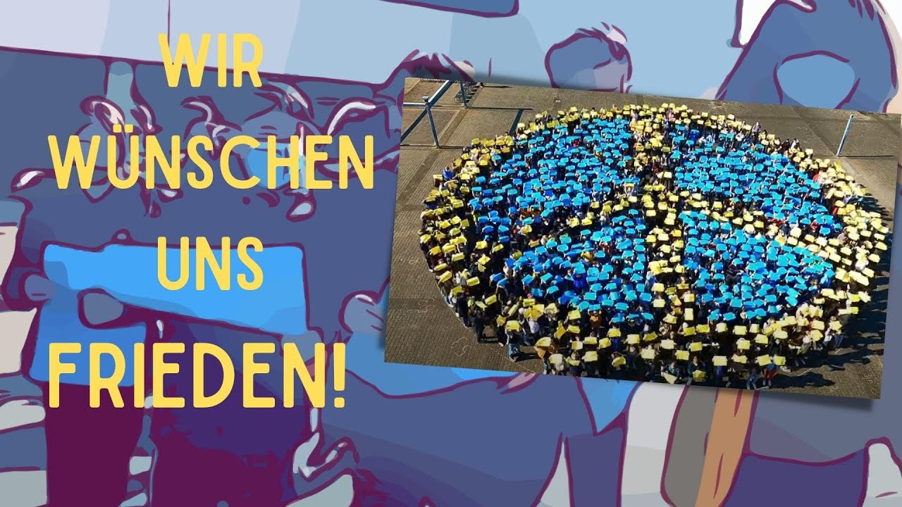 Friedensaktion der Europaschule K&ouml;ln