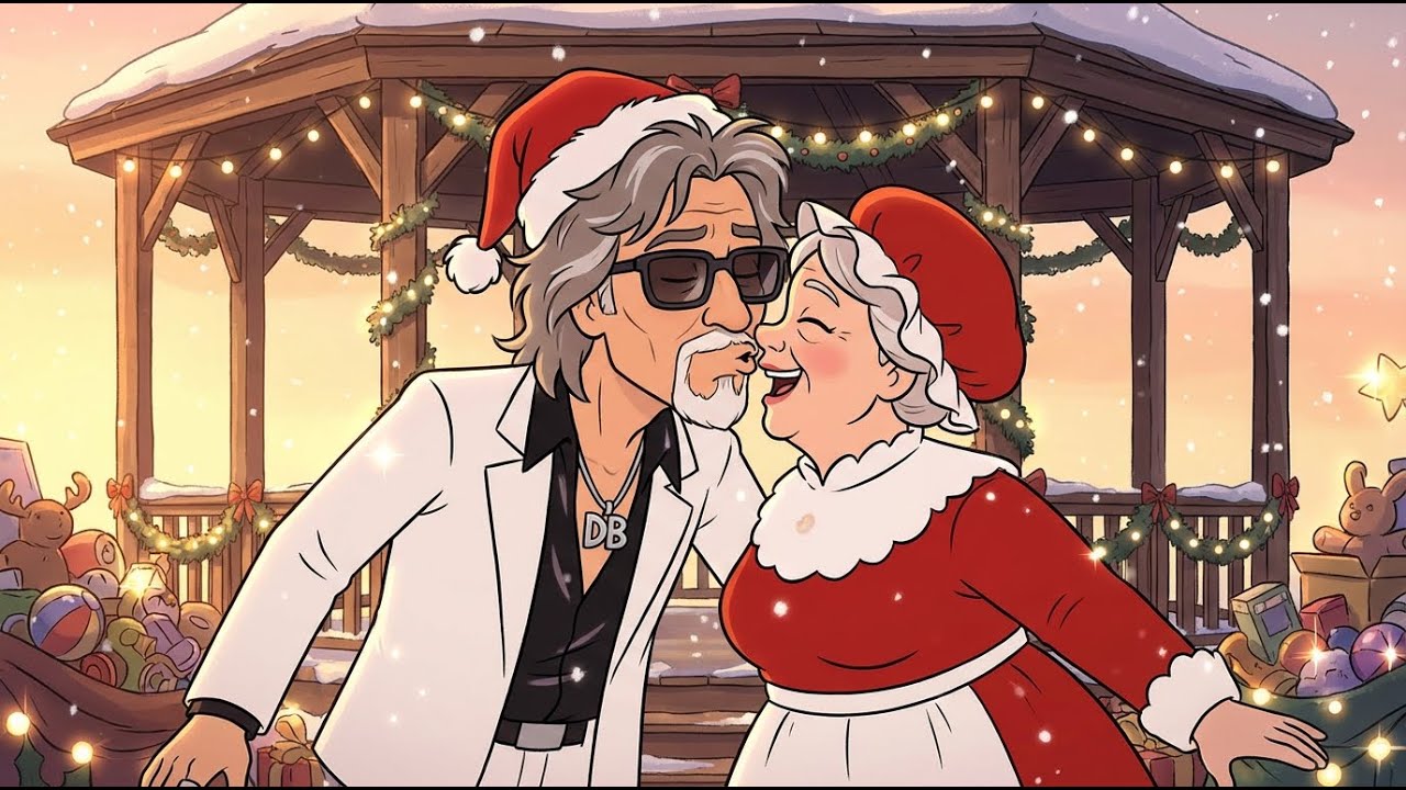 WE SAW DICK BUTTONS KISSING MRS. CLAUSE