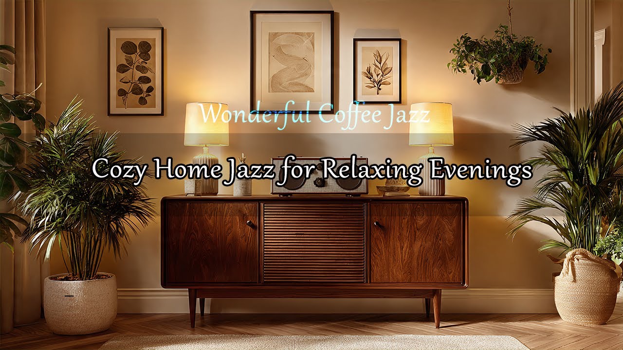 Wonderful Coffee Jazz ☕ Home Cafe Jazz | Soft & Relaxing 🎶