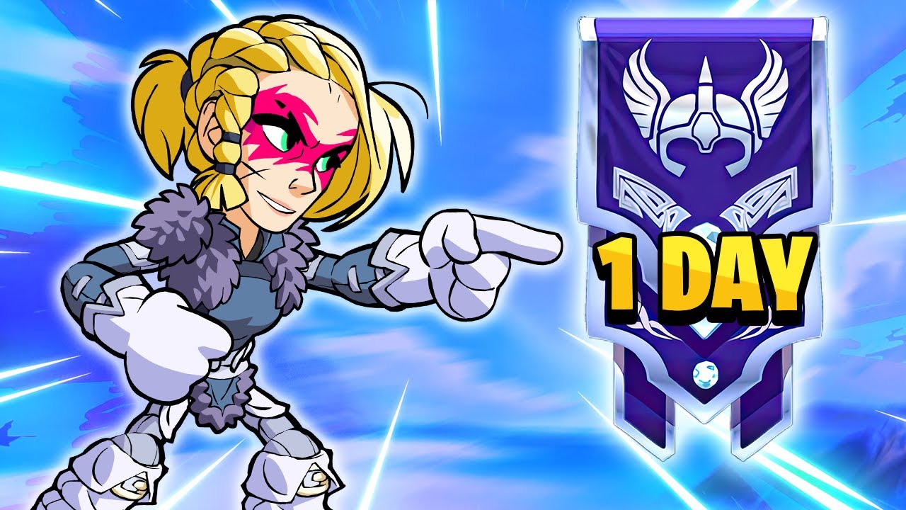 How To Reach DIAMOND In 1 Day - [Brawlhalla]