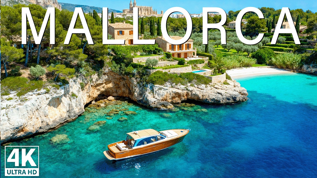 [4K] Mallorca 2026 🇪🇸 – Turquoise Coves, Mediterranean Summer | Balearic Aerial Escape & Deep House