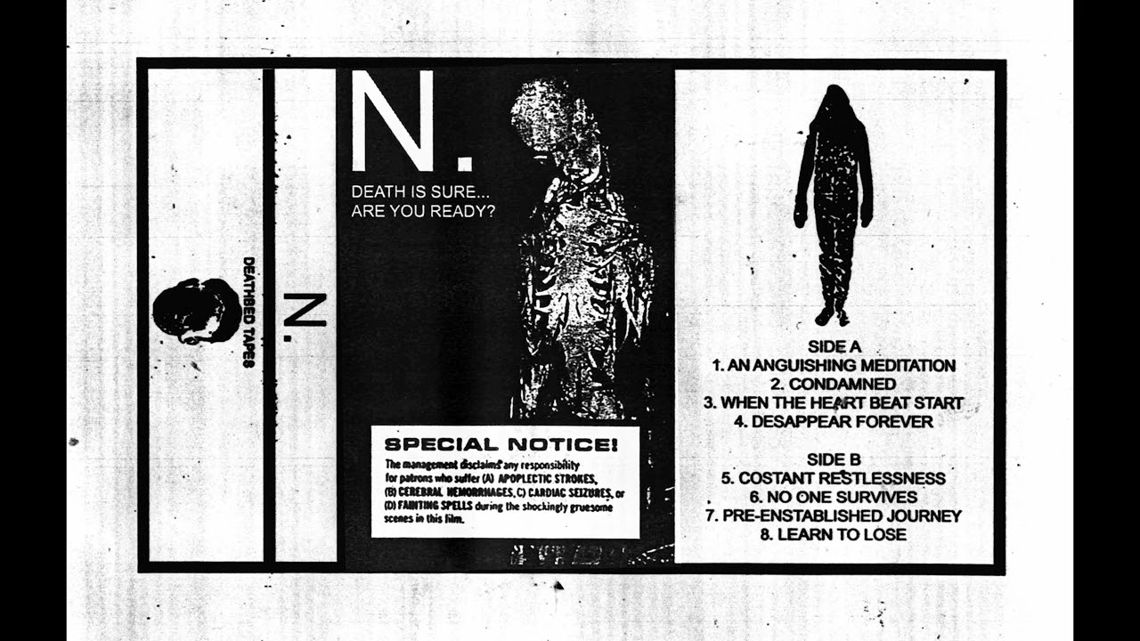 N. - Death is sure​.​.​. Are you ready?