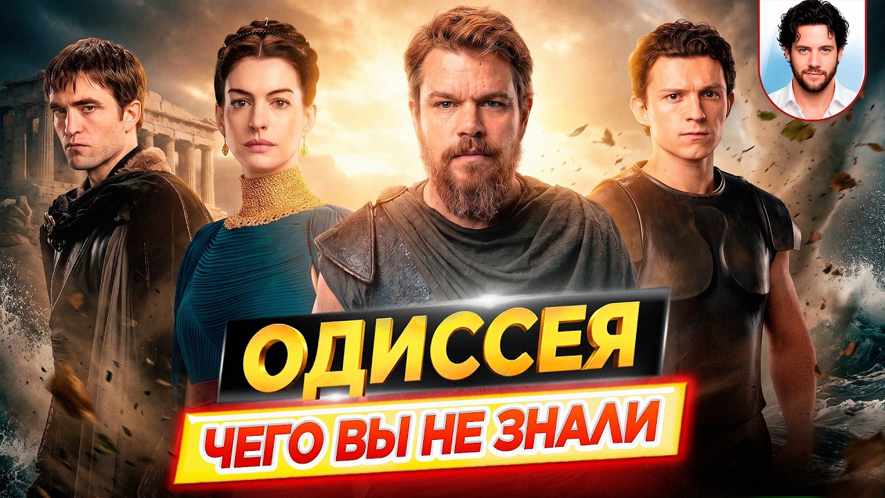 ОДИССЕЯ - Самые интересные факты - ЧЕГО ВЫ НЕ ЗНАЛИ о фильме Кристофера Нолана // ДКино